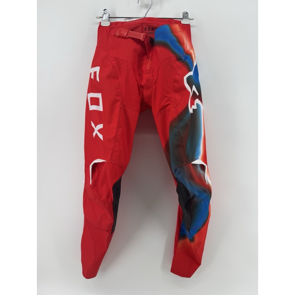 Fox 180 Motocross Pants Youth 28 Padded Red Black Polyester MX Dirt Bike Racing